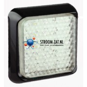 Led 100mm vierkant achteruitrijlicht 80 serie